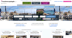 Desktop Screenshot of locationscapdagde.com