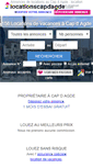 Mobile Screenshot of locationscapdagde.com
